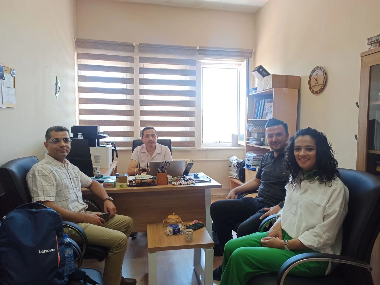 Aymen Aguech KA171 Erasmus+ Personel eğitim alma hareketliliği kapsamında üniversitemize ziyarette bulunmaktadır